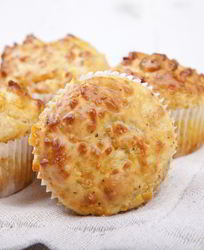 Маффины с сыром и беконом