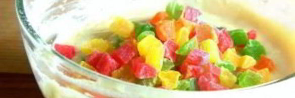 маффины с цукатами в формочках