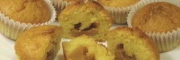 маффины с вареной сгущенкой