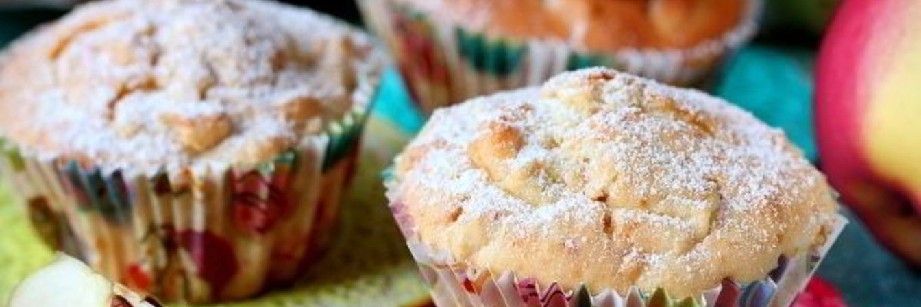 Маффины с яблоками