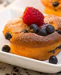 Маффины с ягодами