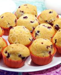 Маффины с ягодой