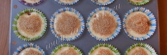 маффины со сливами и корицей