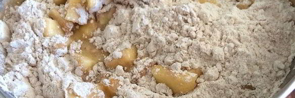 маффины в стиле яблочный крамбл