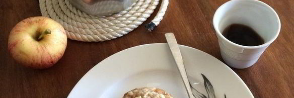 маффины в стиле яблочный крамбл