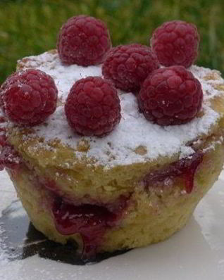 Малиновые маффины