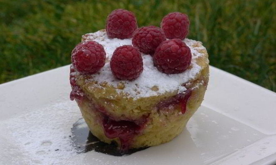 Рецепт малиновых маффинов