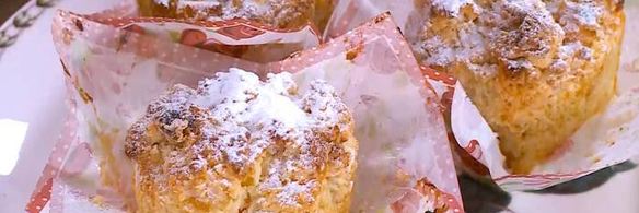 марципановые маффины с курагой