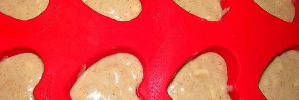 медовые маффины с бананом, корицей и маком