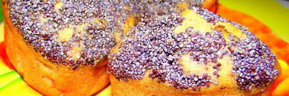 медовые маффины с бананом, корицей и маком