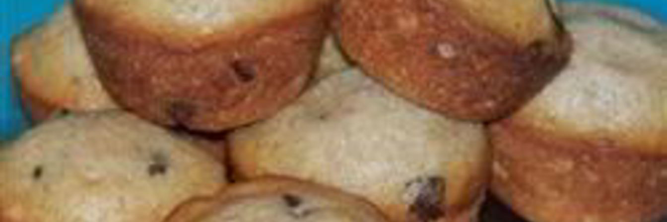 Низкокалорийные Маффины с бананами и шоколадом