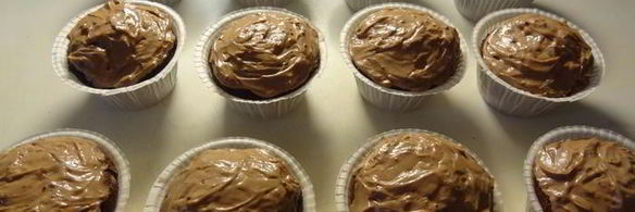 шоколадные маффины паучки