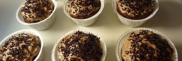 шоколадные маффины паучки