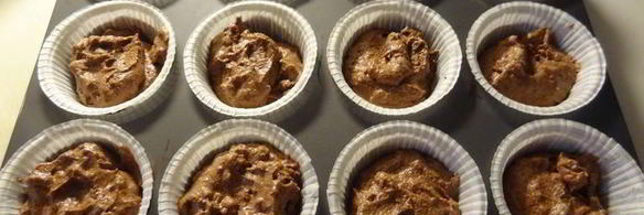 шоколадные маффины паучки