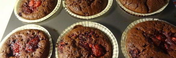 шоколадные маффины паучки