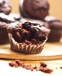 Шоколадные маффины с хрустящей корочкой