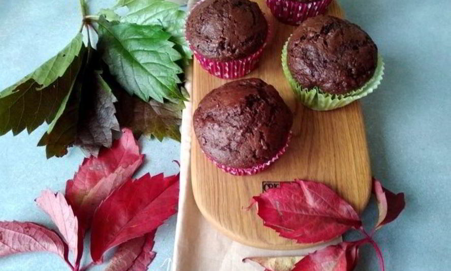 Рецепт шоколадных маффинов с цукини