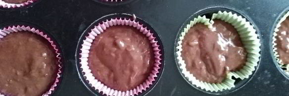 шоколадные маффины с цукини