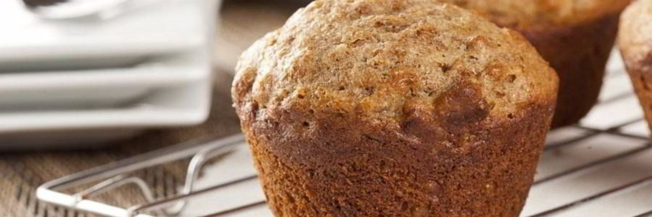 Цельнозерновые маффины с морковью и отрубями