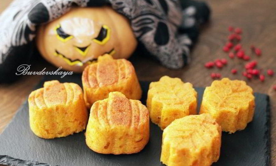 Рецепт тыквенно-морковных маффины на хеллоуин