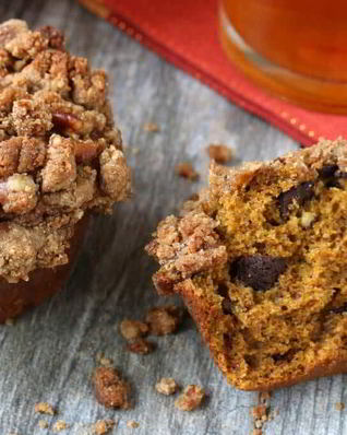 Тыквенные маффины с орехами