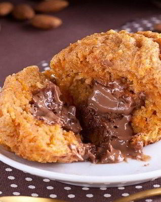 Тыквенные маффины с шоколадом