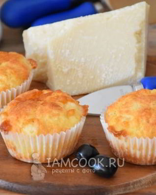 Закусочные маффины 3 сыра