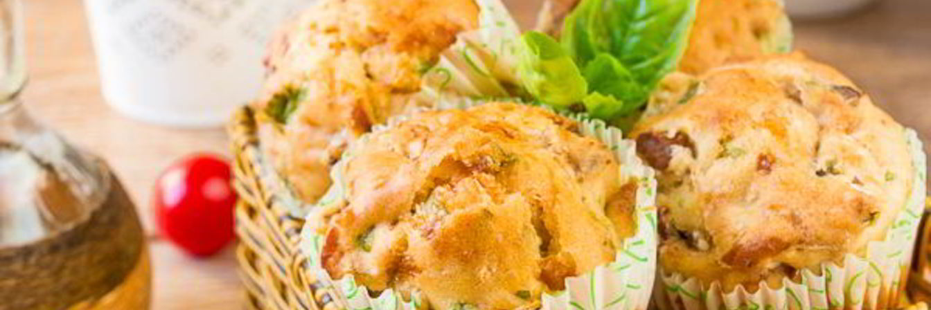 Закусочные маффины с лисичками