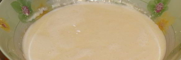 манник на кефире с яблоками