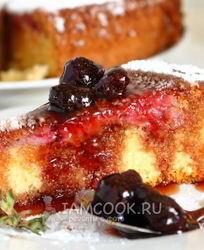 Манник с клубникой