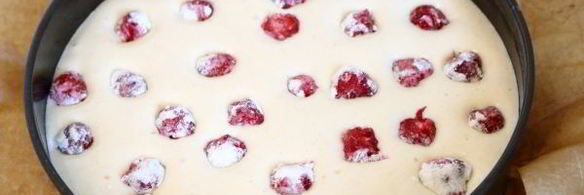 манник с клубникой