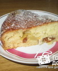 Манник с яблоками