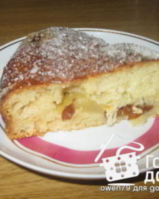 Манник с яблоками