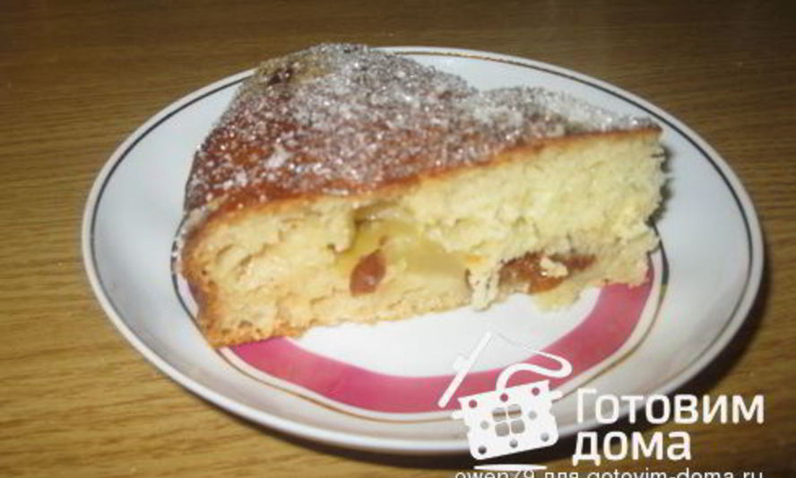 Рецепт манника с яблоками