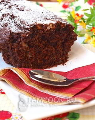 Постный шоколадный манник