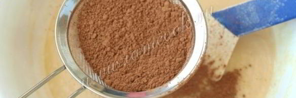 постный шоколадный манник