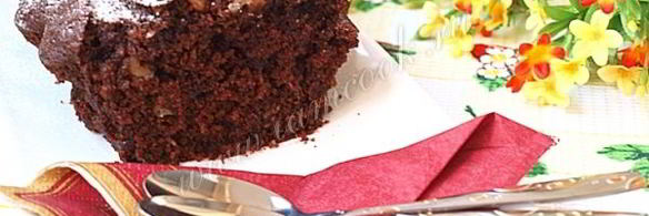 постный шоколадный манник