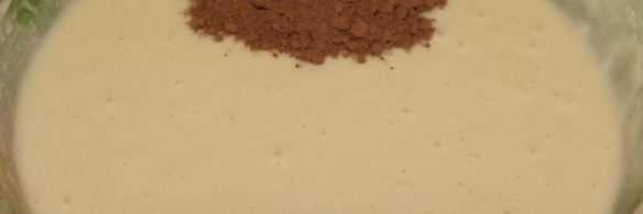 шоколадный манник с халвой