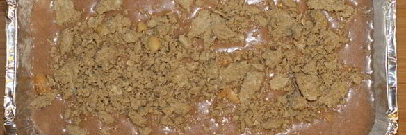 шоколадный манник с халвой