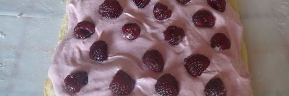 мини-швейцарские рулетики с малиной