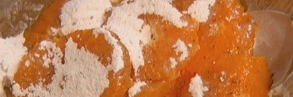 ароматные оладьи с маком и мандаринами