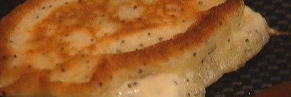 ароматные оладьи с маком и мандаринами