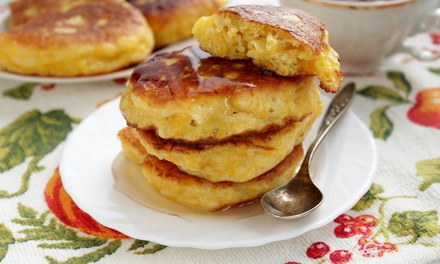 Рецепт дрожжевых тыквенных оладий