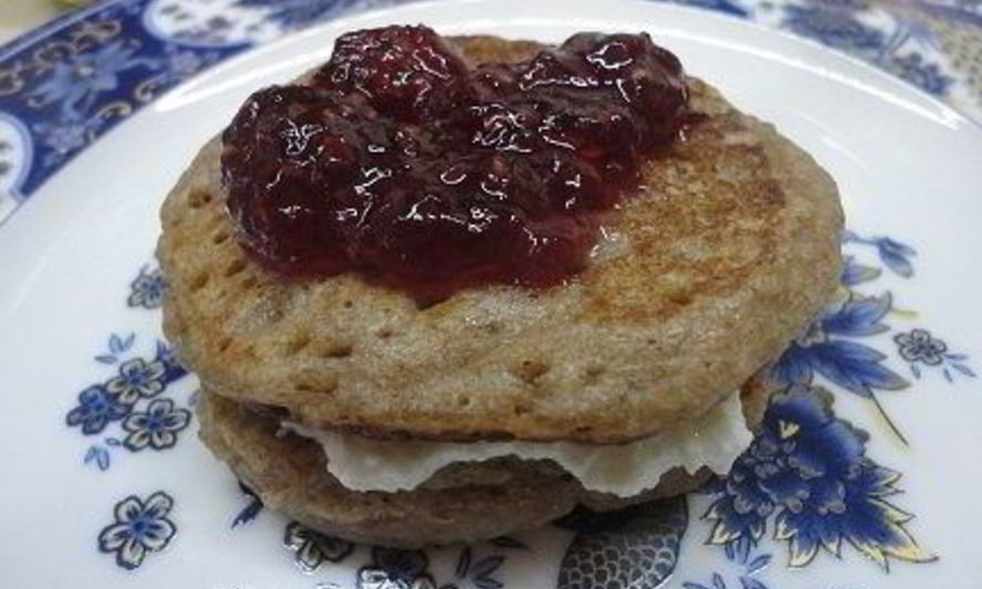 Рецепт гречневых оладий с творожным сыром