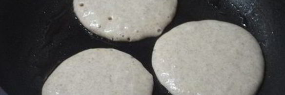 гречневые оладьи с творожным сыром