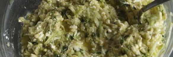 кабачково-сырные оладьи