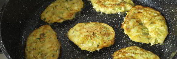 кабачково-сырные оладьи