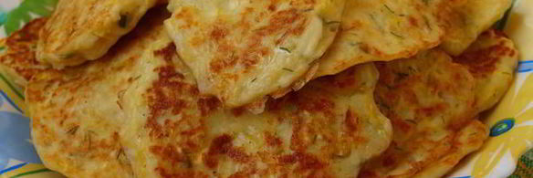 кабачково-сырные оладьи