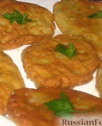 Капустные оладьи