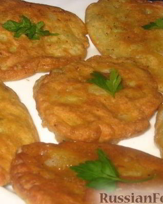 Капустные оладьи